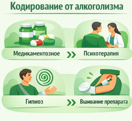 кодирование от алкоголизма в Вяземском Санати